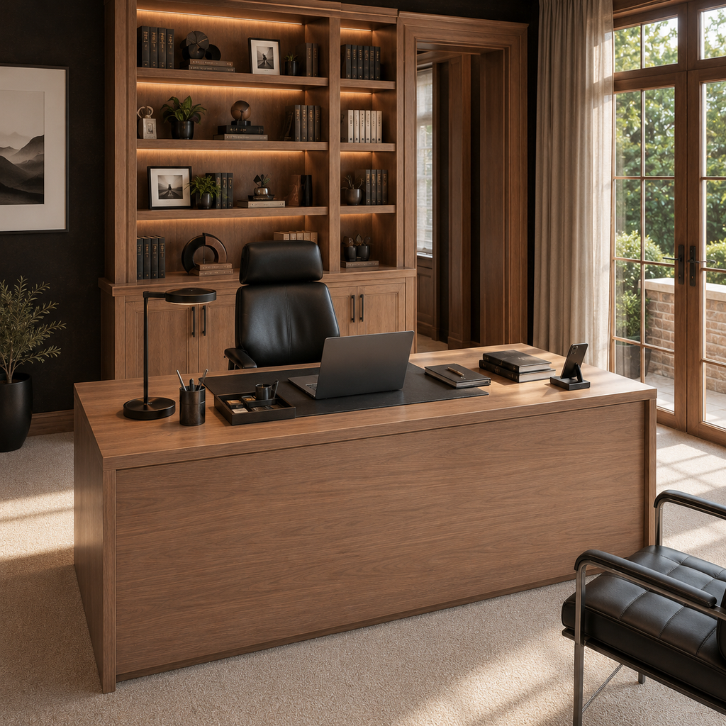 Executive Walnut Desk